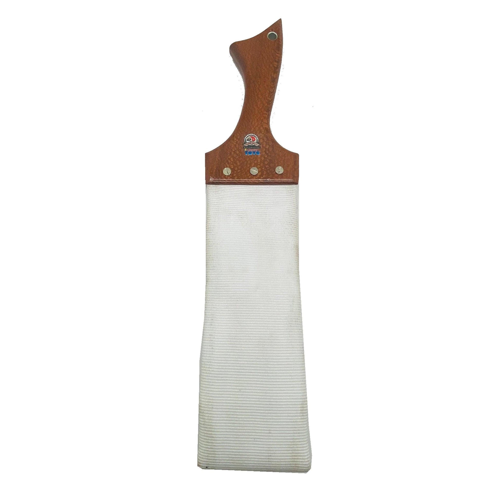 Master Control's Woodshop & Toy's 4" Fire Hose Slapper - This is a Handmade upon order product. The product usually takes 7-10 days to create. This 4" Fire Hose Slapper never fails to get an "ouch" of appreciation