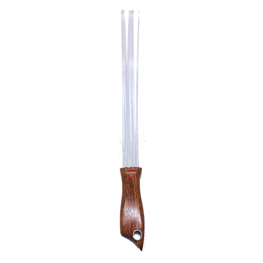 Master Control's Woodshop & Toys's Lexan 8 Strand Transparent Flogger Cane - This is a Handmade upon order product. The product usually takes 7-10 days to create. This Thin 8 Strand Transparent Lexan Flogger Cane never fails to get an "ouch" of appreciati
