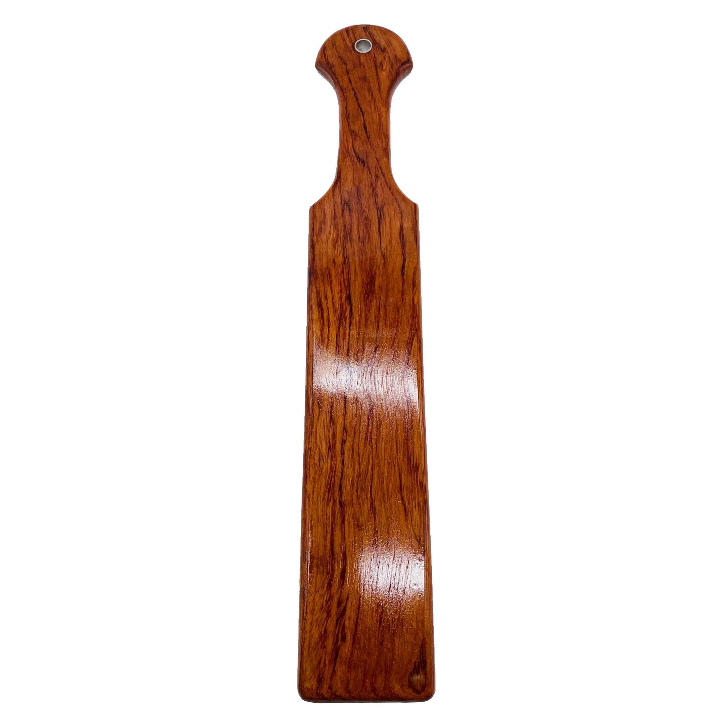 Master Control's Woodshop & Toys's 18" Long Wooden Spanking Paddle - This is a Handmade upon order product. The product usually takes 7-10 days to create. This Long Wooden Spanking Paddle never fails to get an "ouch" of appreciation! Available in several
