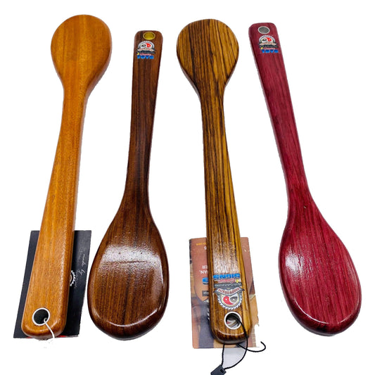 Master Control's Woodshop & Toys's SADIST SPOON Hairbrush Spanking Paddle - This is a Handmade upon order product. The product usually takes 7-10 days to create. This SADIST SPOON Hairbrush Spanking Paddle never fails to get an "ouch" of appreciation! Ava
