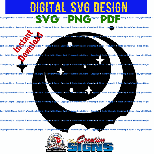 Master Control's Woodshop & Toys's Dreamscape (Digital Download) - You may use our Dreamscape SVG files to make finished items for personal use, but the file itself can not be sold or distributed in any way. Files will contain one-color. Watermark and Bac