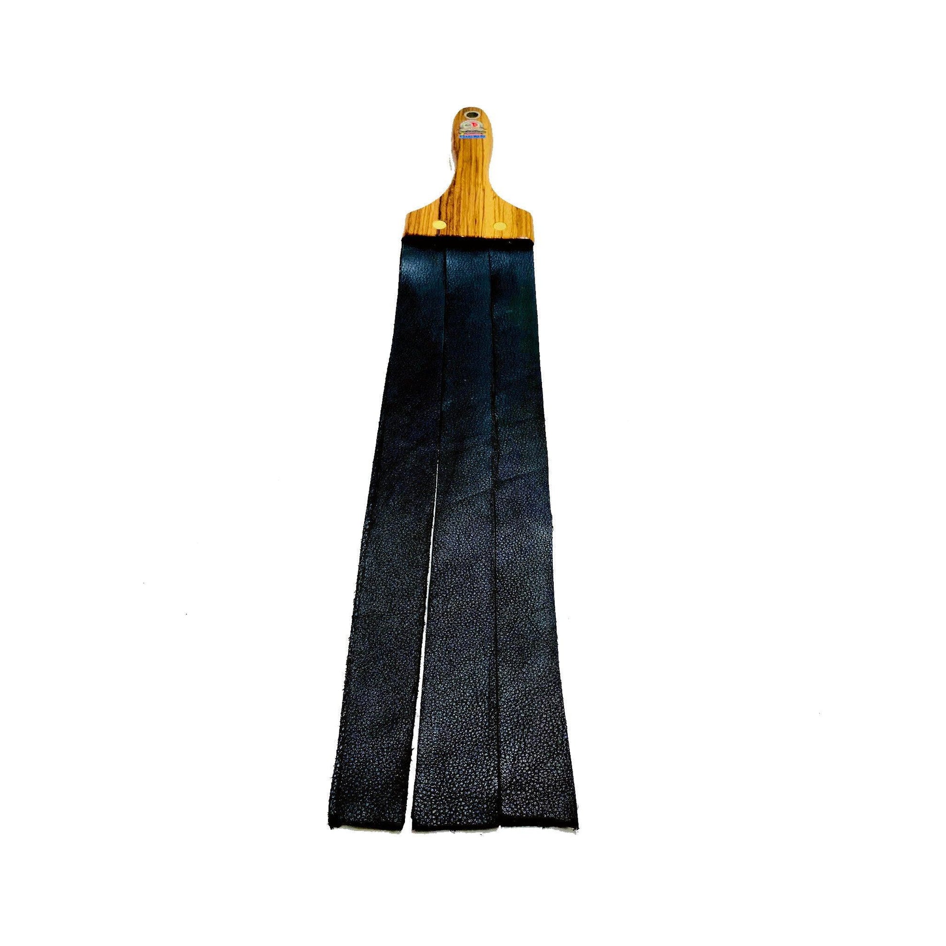Master Control's Woodshop & Toys's Leather Flogging Spanking Paddle - This is a Handmade upon order product. The product usually takes 7-10 days to create. This Leather Flogging Spanking Paddle never fails to get an "sensual" of appreciation! Available in