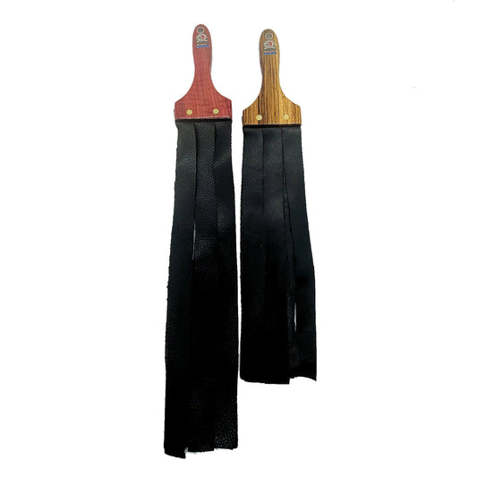 Master Control's Woodshop & Toys's Leather Flogging Spanking Paddle - This is a Handmade upon order product. The product usually takes 7-10 days to create. This Leather Flogging Spanking Paddle never fails to get an "sensual" of appreciation! Available in