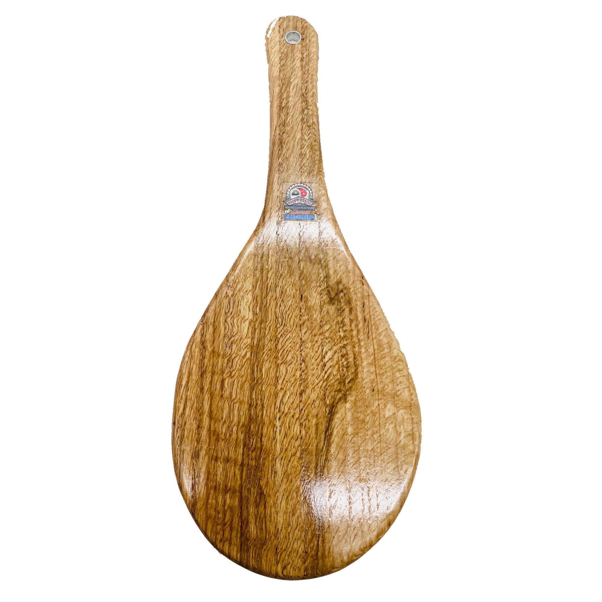 Master Control's Woodshop & Toys's Large Jokari Spanking Paddle - This is a Handmade upon order product. The product usually takes 7-10 days to create. This Large Jokari Spanking Paddle never fails to get an "ouch" of appreciation! Available in several be