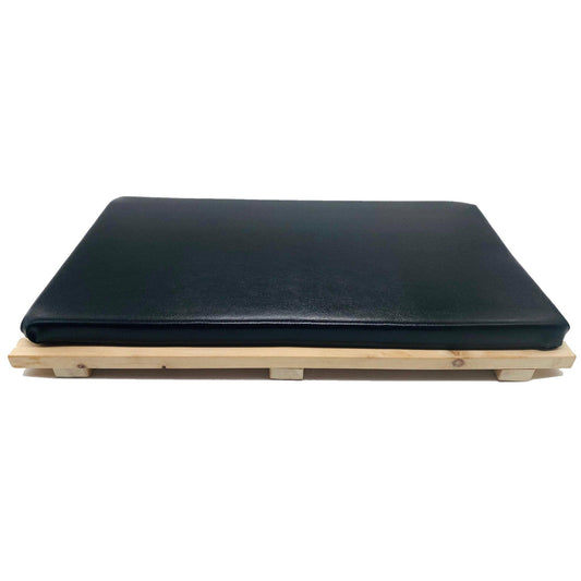 Master Control's Woodshop & Toys's Handmade Padded Cedar/Hardwood Kneeling Mat - This is a Handmade upon order product. The product usually takes 10-14 days to create. Our beautifully Handmade Padded Cedar/Hardwood Kneeling Mat are perfect for stepping ou