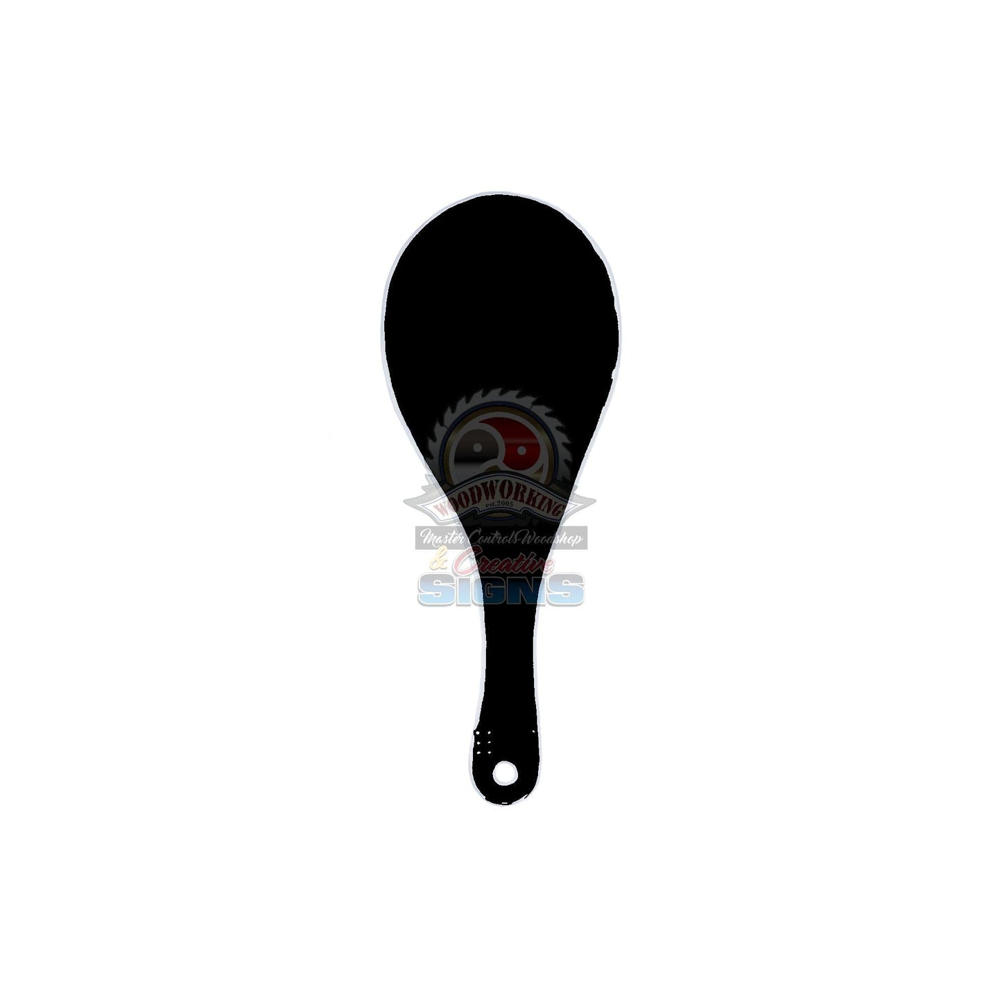 Master Control's Woodshop & Toys's Large Lexan Jokari Spanking Paddle - This is a Handmade upon order product. The product usually takes 7-10 days to create. This Large Lexan Jokari Spanking Paddle never fails to get an "ouch" of appreciation! Available i