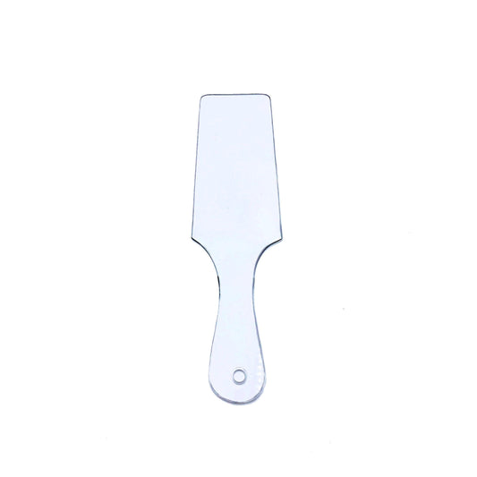 Master Control's Woodshop & Toys's SWITCH PLUS OTK Lexan Spanking Paddle - This is a Handmade upon order product. The product usually takes 7-10 days to create. This SWITCH PLUS OTK Lexan Spanking Paddle never fails to get an "ouch" of appreciation! Avail