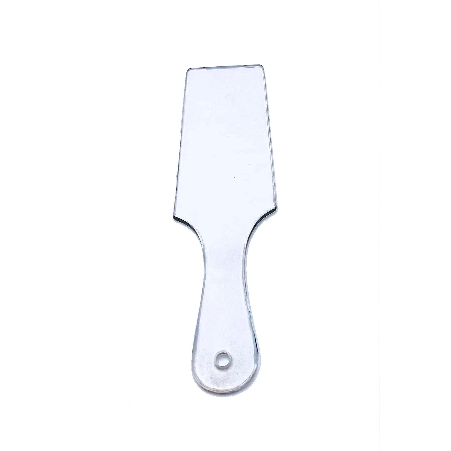 Master Control's Woodshop & Toys's SWITCH PLUS OTK Lexan Spanking Paddle - This is a Handmade upon order product. The product usually takes 7-10 days to create. This SWITCH PLUS OTK Lexan Spanking Paddle never fails to get an "ouch" of appreciation! Avail