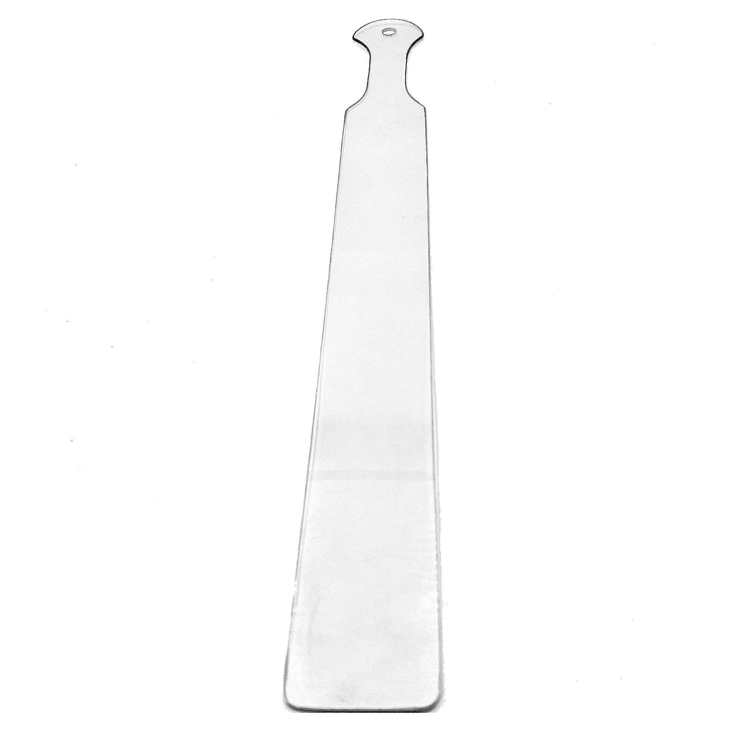 Master Control's Woodshop & Toys's Long Lexan Spanking Paddle - This is a Handmade upon order product. The product usually takes 7-10 days to create. This Long Lexan Spanking Paddle never fails to get an "ouch" of appreciation! Available in several beauti