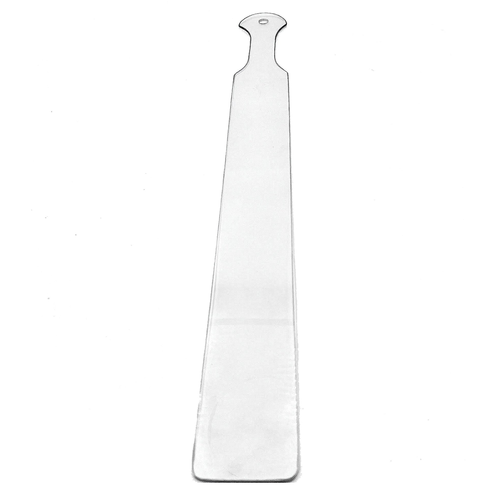 Master Control's Woodshop & Toys's Long Lexan Spanking Paddle - This is a Handmade upon order product. The product usually takes 7-10 days to create. This Long Lexan Spanking Paddle never fails to get an "ouch" of appreciation! Available in several beauti