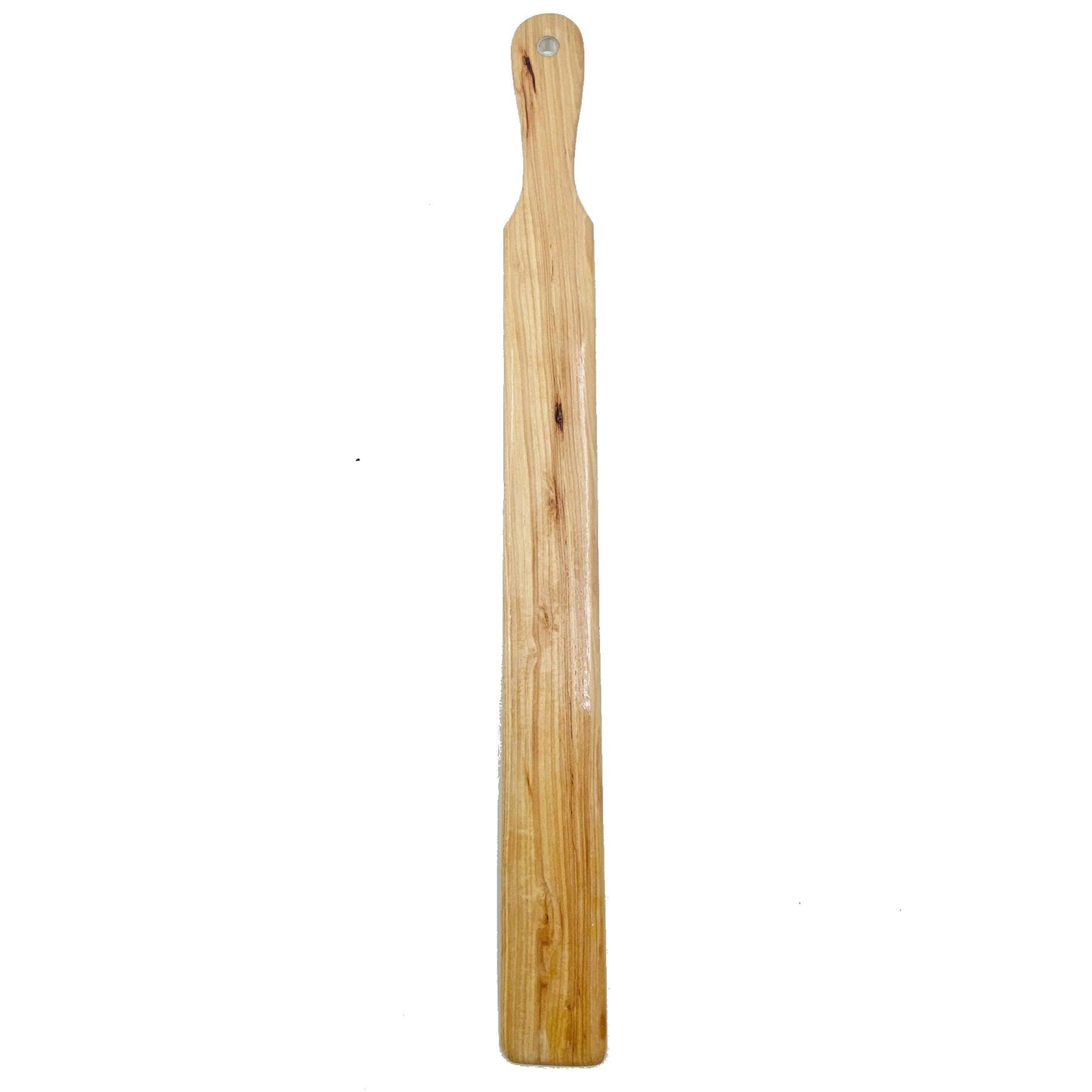 Master Control's Woodshop & Toys's OTK Thin Ruler Spanking Paddle - This is a Handmade upon order product. The product usually takes 7-10 days to create. This OTK Thin Ruler Spanking Paddle never fails to get an "ouch" of appreciation! Available in severa