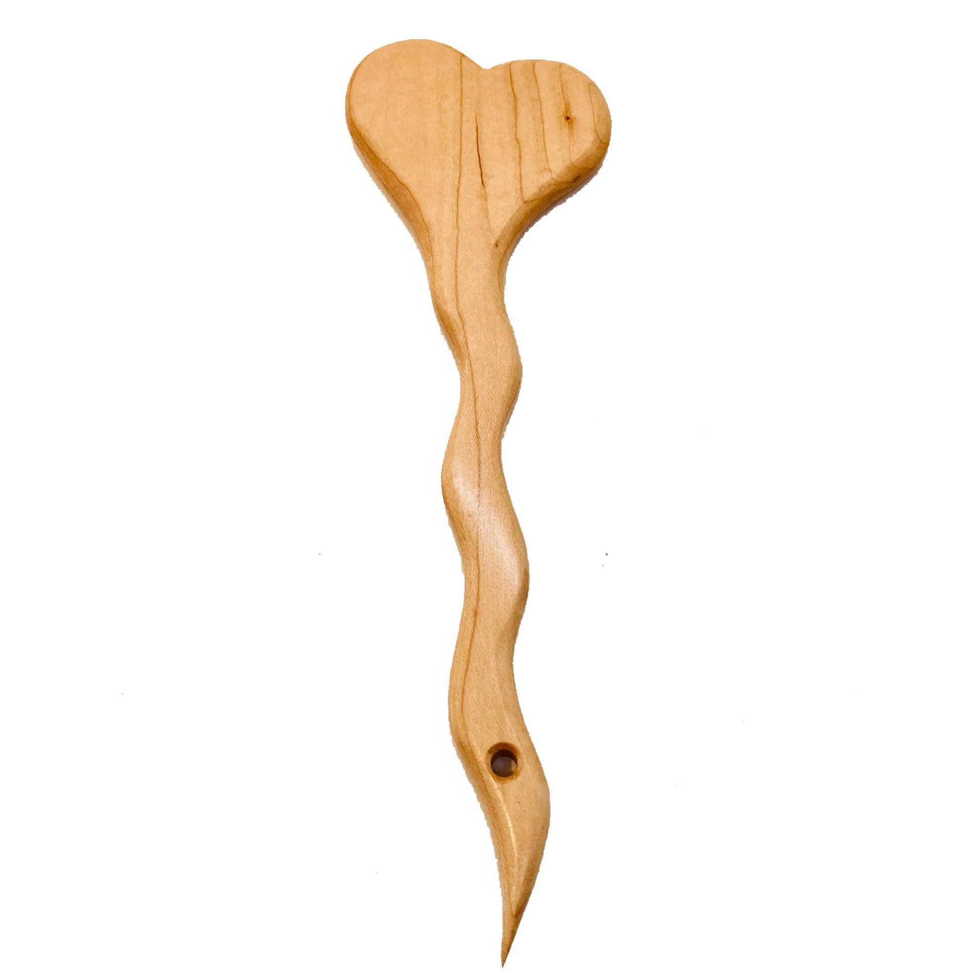 Master Control's Woodshop & Toys's Small Heart Spanking Paddle - This is a Handmade upon order product. The product usually takes 7-10 days to create. This Small Heart Spanking Paddle never fails to get an "ouch" of appreciation! Available in several beau