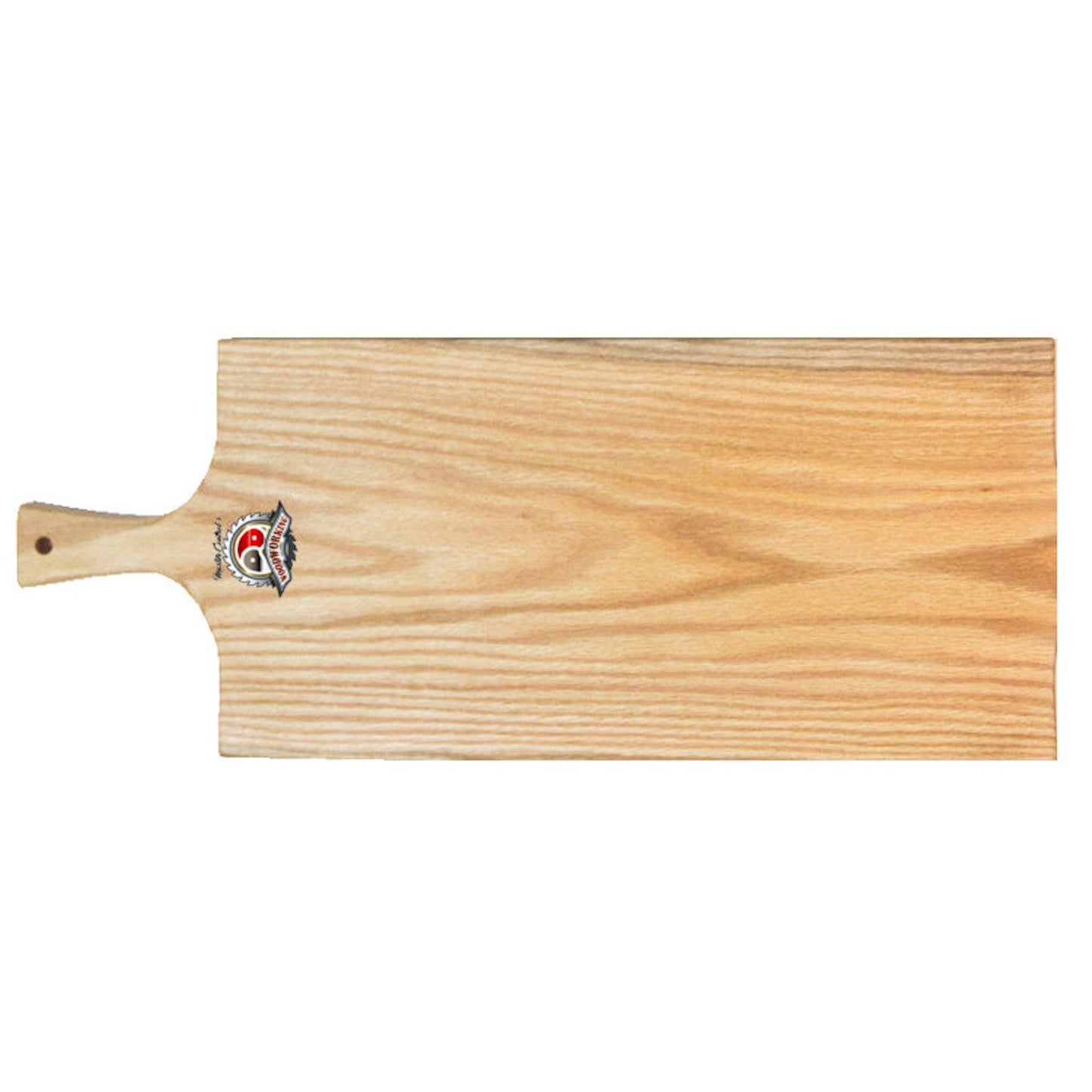 Master Control's Woodshop & Toys's Hardwood Handled Serving Tray Platter Board - This is a Handmade upon order product. The product usually takes 7-10 days to create. This Hardwood Handled Serving Tray Platter Board gives great for making presenting large