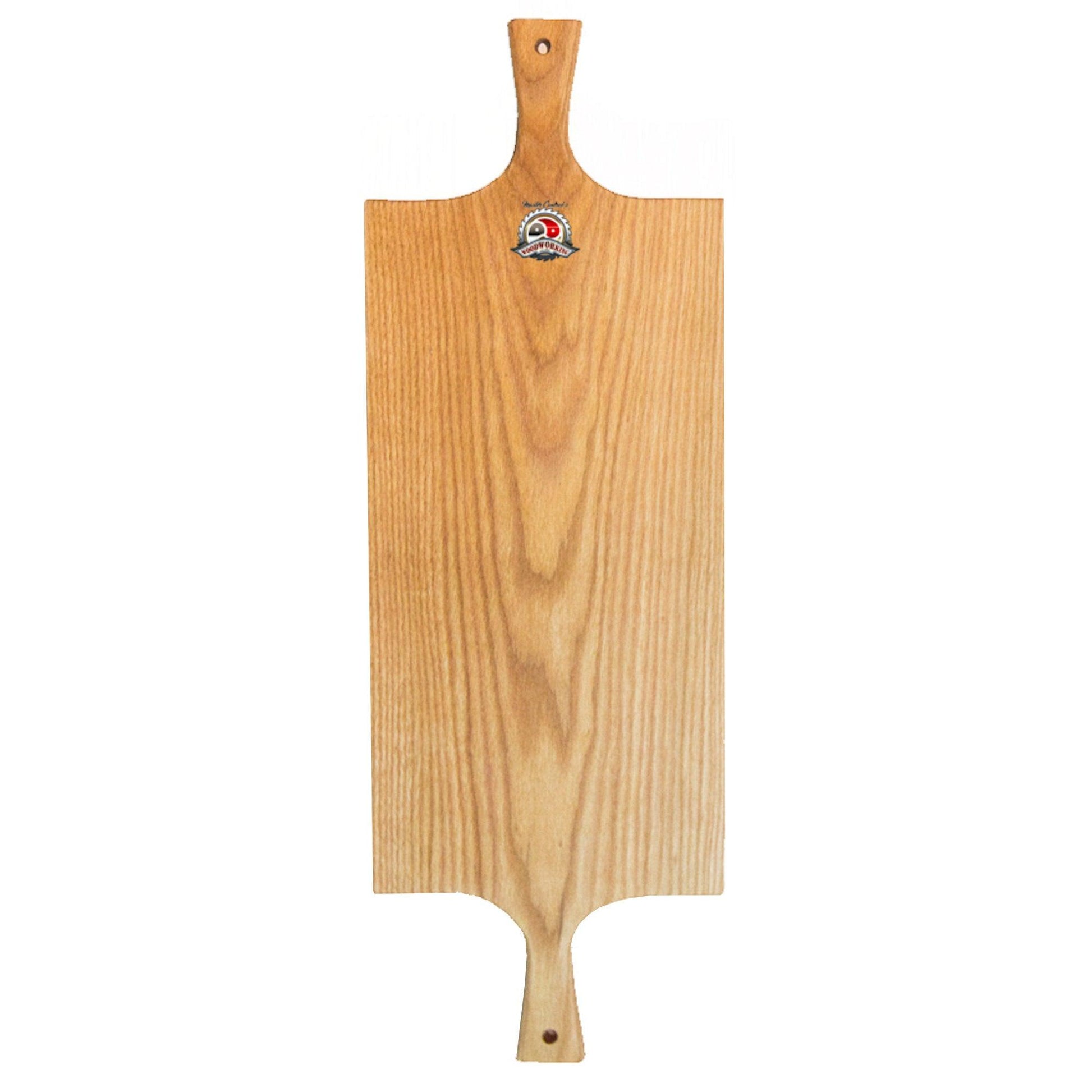 Master Control's Woodshop & Toys's Hardwood Double Handled Serving Tray Platter Board - This is a Handmade upon order product. The product usually takes 7-10 days to create. This Hardwood Doubled Handled Serving Tray Platter Board gives great for making p