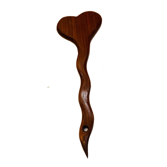 Master Control's Woodshop & Toys's Small Heart Spanking Paddle - This is a Handmade upon order product. The product usually takes 7-10 days to create. This Small Heart Spanking Paddle never fails to get an "ouch" of appreciation! Available in several beau