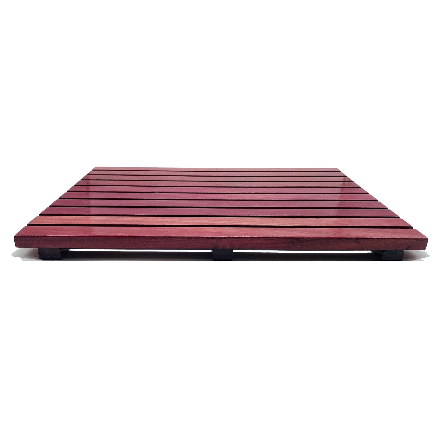 Master Control's Woodshop & Toys's Handmade Hardwood Bath Mat - This is a Handmade upon order product. The product usually takes 7-10 days to create. Our beautifully Handmade Hardwood Bath Mat are perfect for stepping out of the shower onto. It allows for