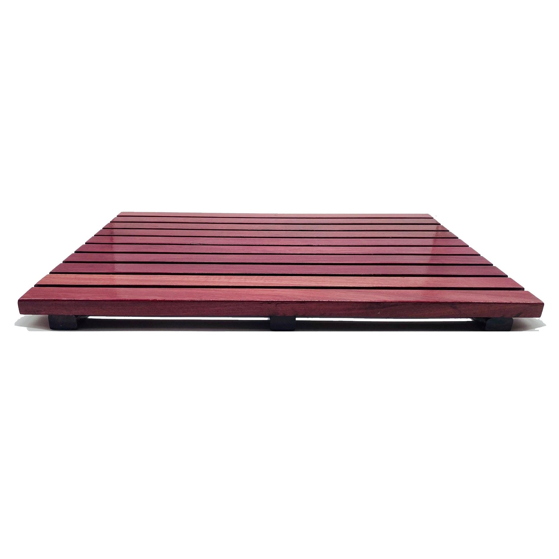 Master Control's Woodshop & Toys's Handmade Hardwood Bath Mat - This is a Handmade upon order product. The product usually takes 7-10 days to create. Our beautifully Handmade Hardwood Bath Mat are perfect for stepping out of the shower onto. It allows for