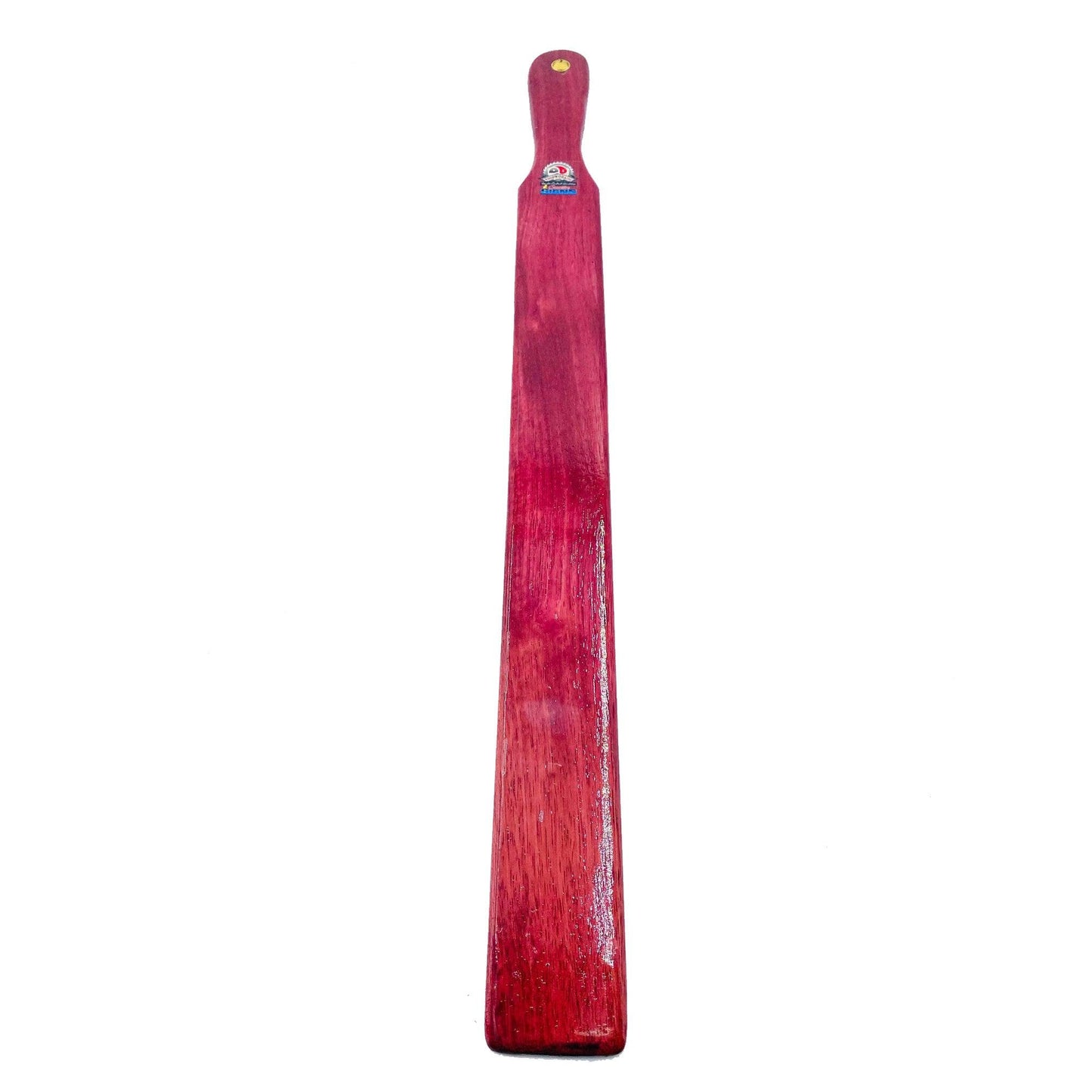 Master Control's Woodshop & Toys's OTK Thin Ruler Spanking Paddle - This is a Handmade upon order product. The product usually takes 7-10 days to create. This OTK Thin Ruler Spanking Paddle never fails to get an "ouch" of appreciation! Available in severa