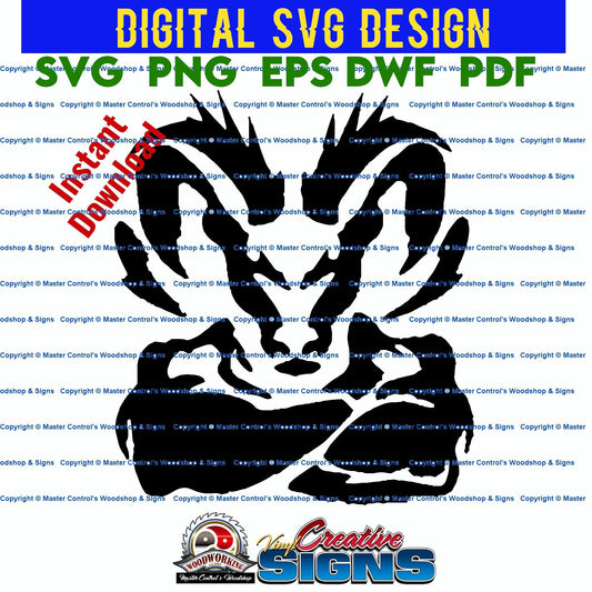Master Control's Woodshop & Toys's RAM Strong (Digital Download) - You may use our RAM Strong SVG files to make finished items for personal use, but the file itself can not be sold or distributed in any way. Files will contain one-color. Watermark and Bac