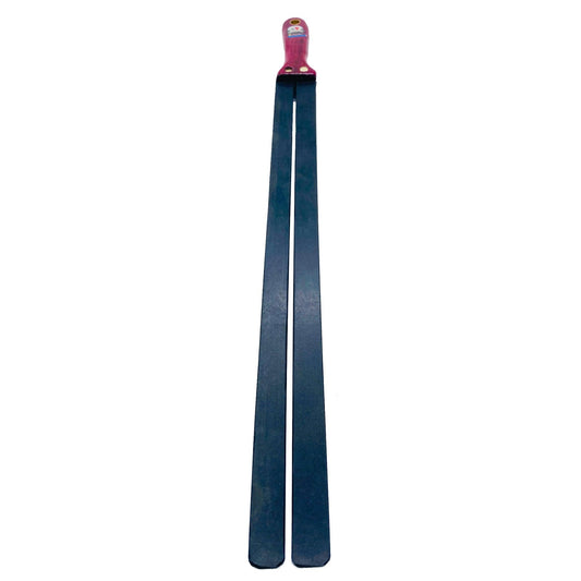 Master Control's Woodshop & Toys's Double 1/4" Rubber Spanking Tawse Paddle - This is a Handmade upon order product. The product usually takes 7-10 days to create. This Double Rubber Spanking Tawse Paddle never fails to get an "ouch" of appreciation! Avai