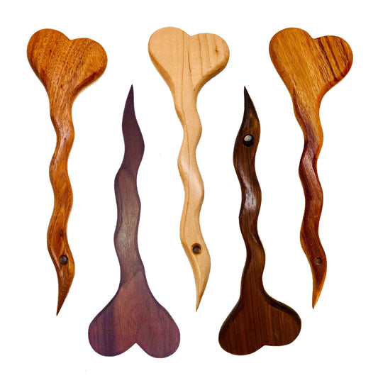 Master Control's Woodshop & Toys's Small Heart Spanking Paddle - This is a Handmade upon order product. The product usually takes 7-10 days to create. This Small Heart Spanking Paddle never fails to get an "ouch" of appreciation! Available in several beau