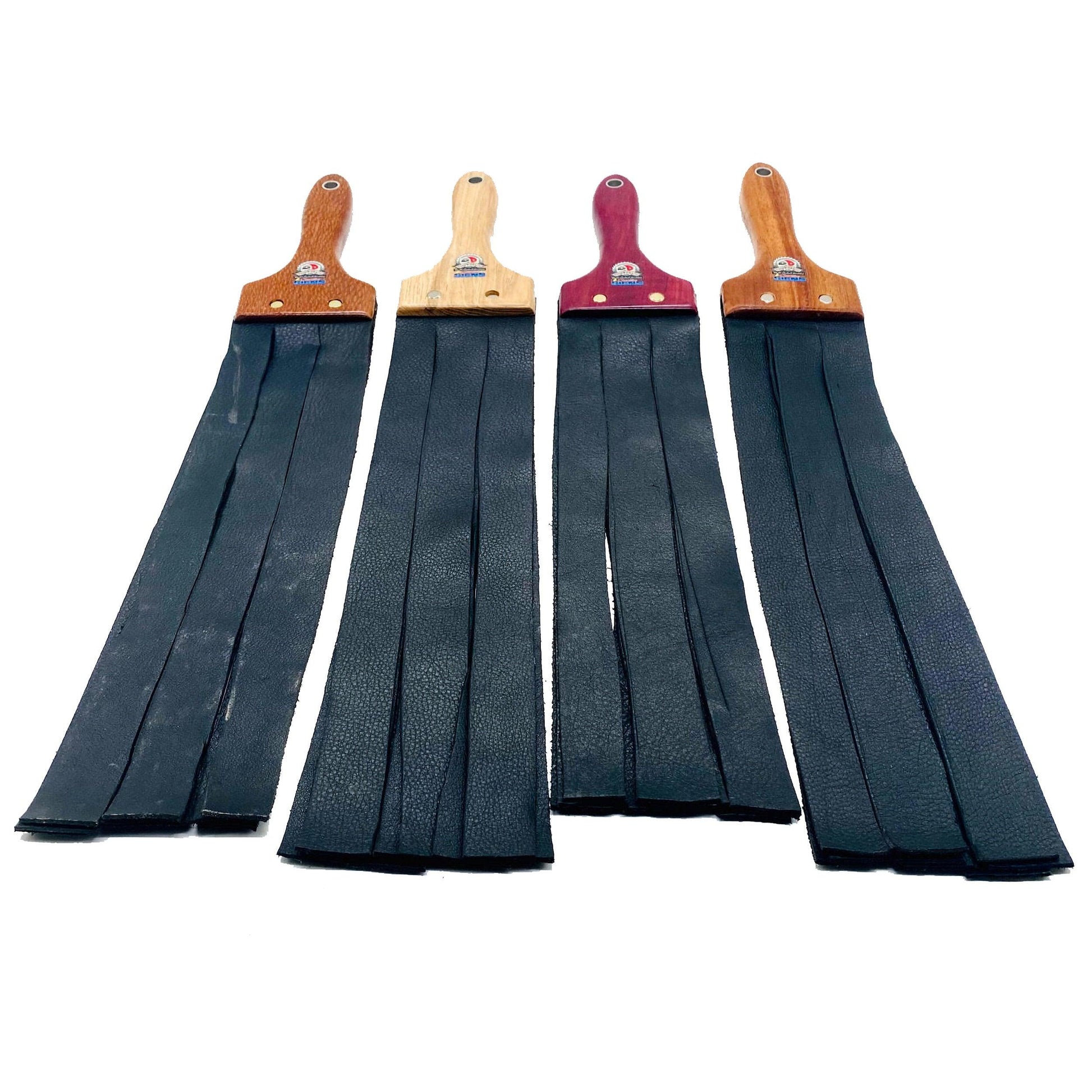 Master Control's Woodshop & Toys's Leather Flogging Spanking Paddle - This is a Handmade upon order product. The product usually takes 7-10 days to create. This Leather Flogging Spanking Paddle never fails to get an "sensual" of appreciation! Available in