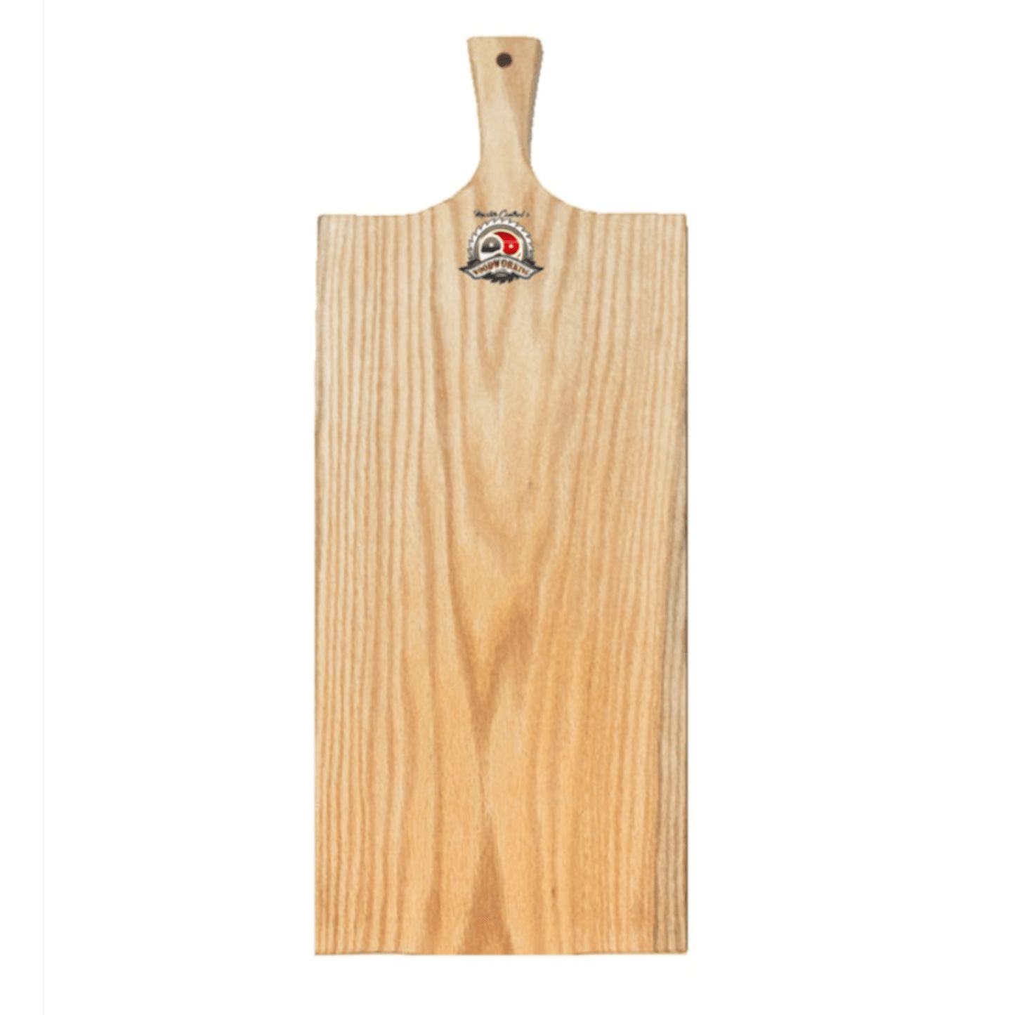 Master Control's Woodshop & Toys's Hardwood Handled Serving Tray Platter Board - This is a Handmade upon order product. The product usually takes 7-10 days to create. This Hardwood Handled Serving Tray Platter Board gives great for making presenting large