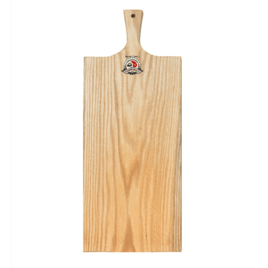 Master Control's Woodshop & Toys's Hardwood Handled Serving Tray Platter Board - This is a Handmade upon order product. The product usually takes 7-10 days to create. This Hardwood Handled Serving Tray Platter Board gives great for making presenting large