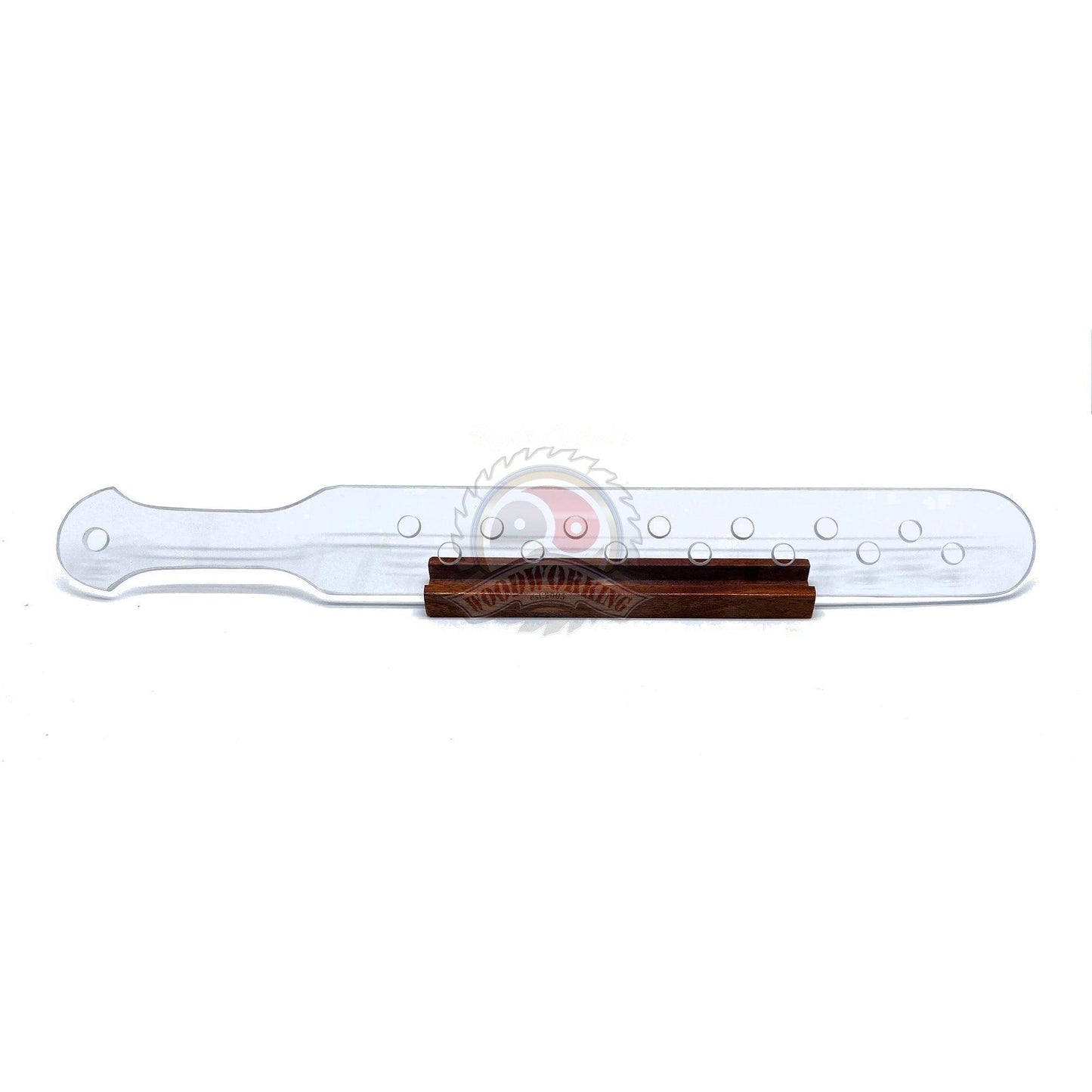Master Control's Woodshop & Toys's Long Lexan Spanking Paddle - This is a Handmade upon order product. The product usually takes 7-10 days to create. This Long Lexan Spanking Paddle never fails to get an "ouch" of appreciation! Available in several beauti