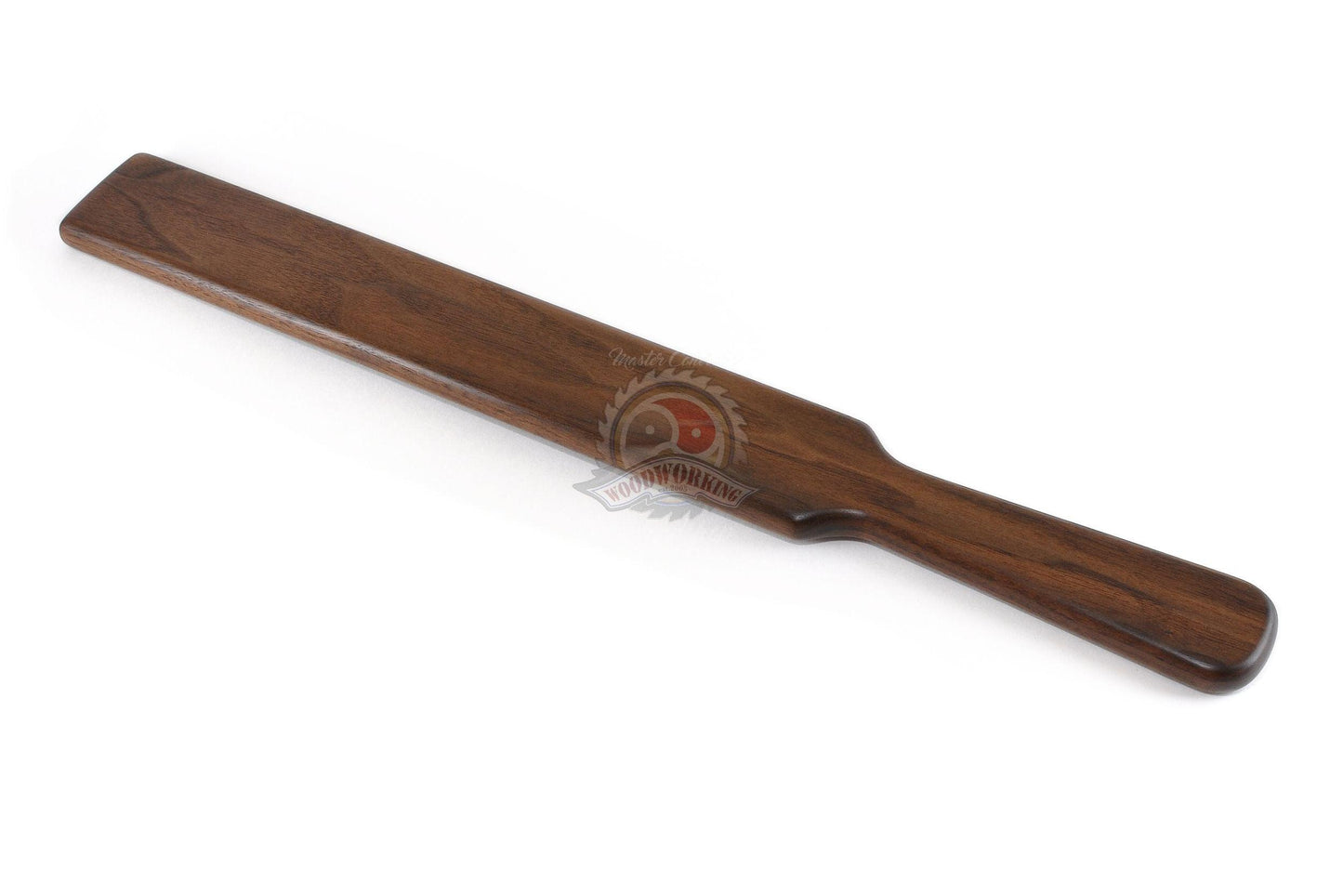 Master Control's Woodshop & Toys's OTK Thin Ruler Spanking Paddle - This is a Handmade upon order product. The product usually takes 7-10 days to create. This OTK Thin Ruler Spanking Paddle never fails to get an "ouch" of appreciation! Available in severa