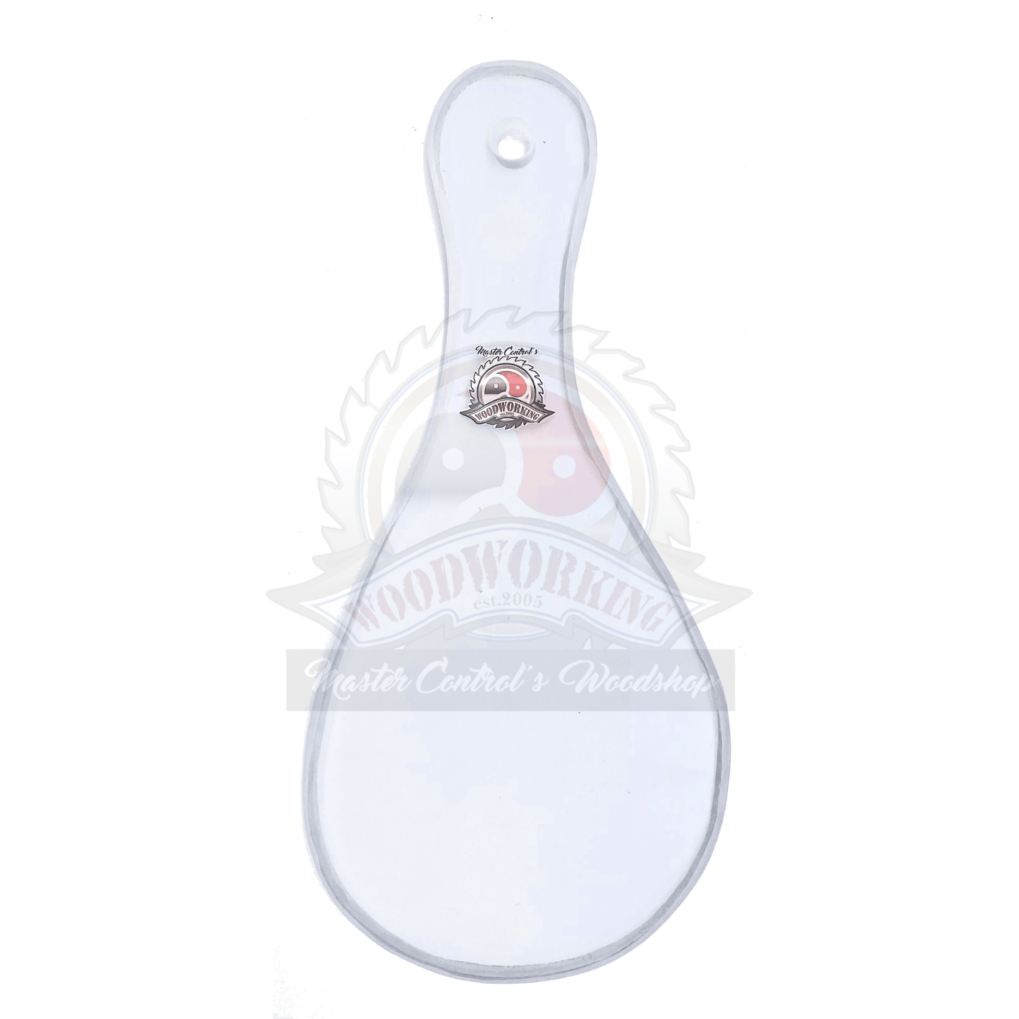 Master Control's Woodshop & Toys's Small Lexan Teardrop Spanking Paddle - This is a Handmade upon order product. The product usually takes 7-10 days to create. This Small Lexan Teardrop Spanking Paddle never fails to get an "ouch" of appreciation! Availab
