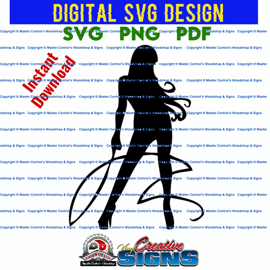 Master Control's Woodshop & Toys's Mistress Whip (Digital Download) - You may use our Mistress Whip SVG files to make finished items for personal use, but the file itself can not be sold or distributed in any way. Files will contain one-color. Watermark a