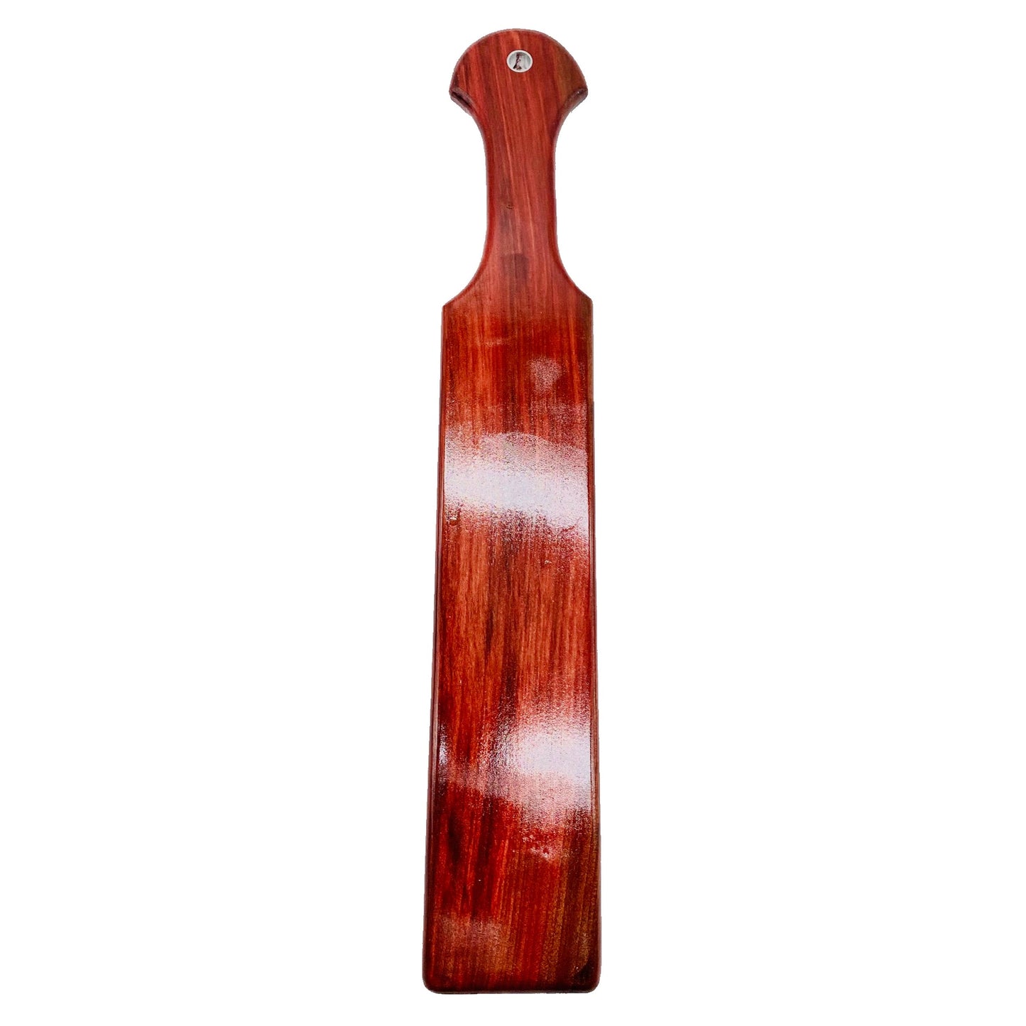 Master Control's Woodshop & Toys's 22" Long Wooden Spanking Paddle - This is a Handmade upon order product. The product usually takes 7-10 days to create. This Long Wooden Spanking Paddle never fails to get an "ouch" of appreciation! Available in several