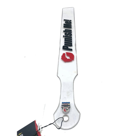 SALE ITEM - 1/4" Long Polycarbonate Lexan Spanking Paddle